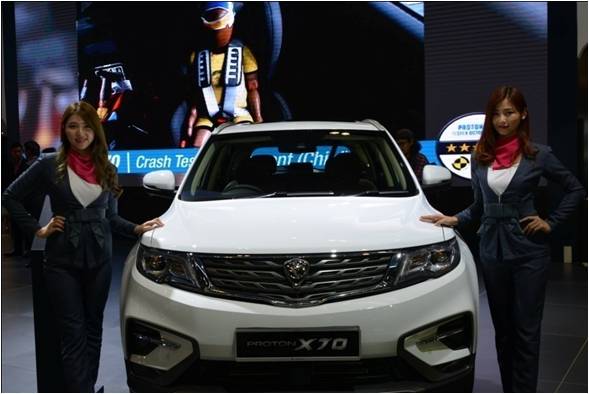 $!Milestone #9: Public preview of the X70 at Kuala Lumpur International Motor Show 2018.