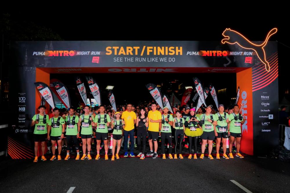 Runners light up the night at Puma’s Nitro Night Run 2024