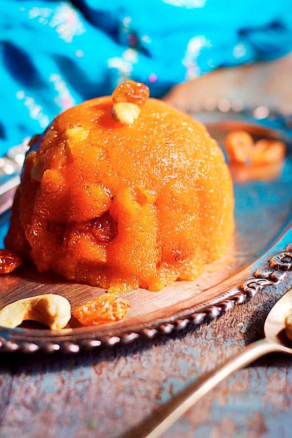 $!Kesari is a rich semolina dessert flavoured with cardamom and saffron.