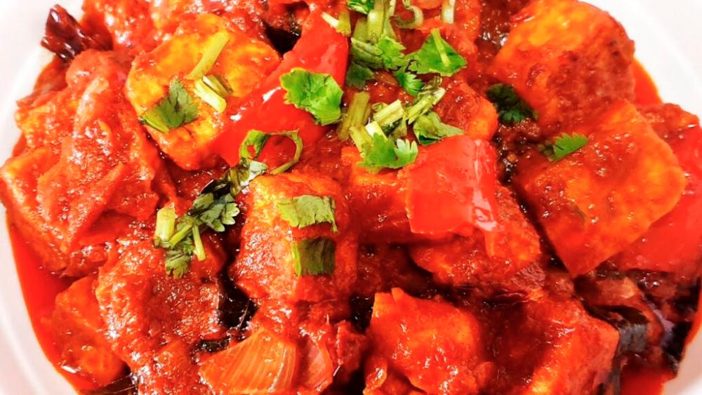 Sambal tofu is a spicy and flavourful dish made from chilies, garlic and other spices. – PINTERESTPIC