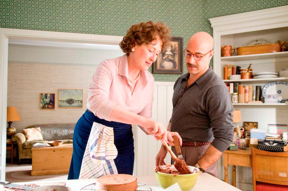 $!Academy Award winner Meryl Streep portraying Julia Child in the semi-biographical Julie &amp; Julia.