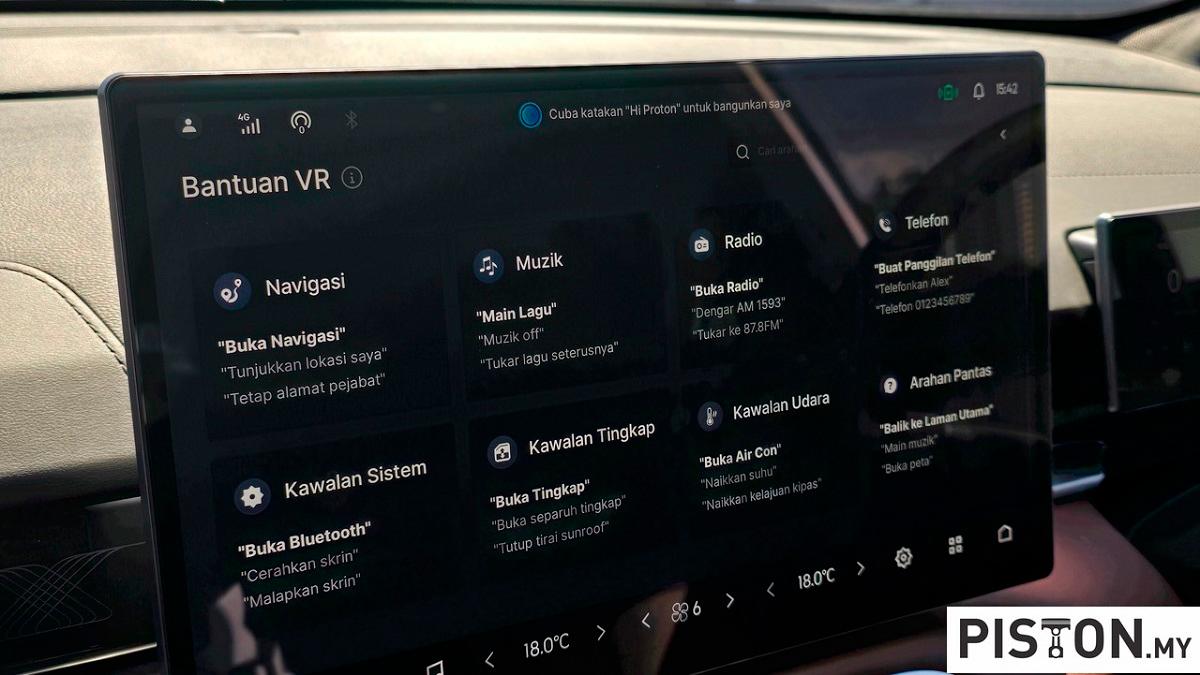 Proton X50’s Bahasa Malaysia in its voice recognition