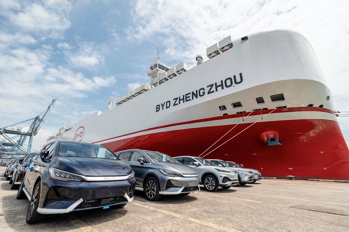 $!BYD strengthens EV supply chain with arrival of Zhengzhou vessel in Malaysia