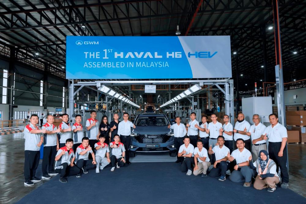 $!Malaysia’s first CKD Haval H6 HEV