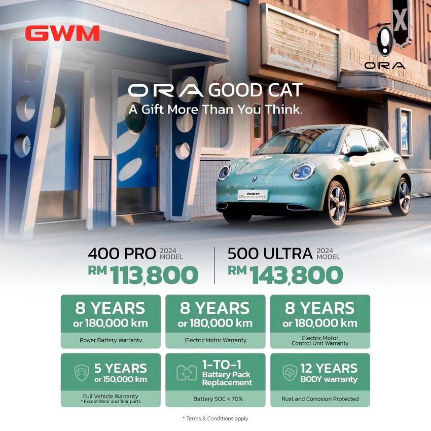 $!GWM Malaysia Unveils Strategic Pricing and Exclusive Offers for the Ora Good Cat