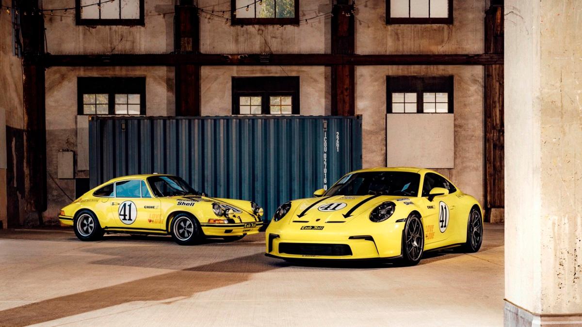 Two generations united by colour and craft