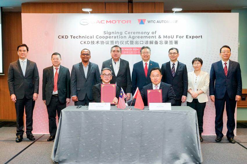 $!WTCA and GAC Motor Partner for CKD Vehicle Assembly Projects in Malaysia