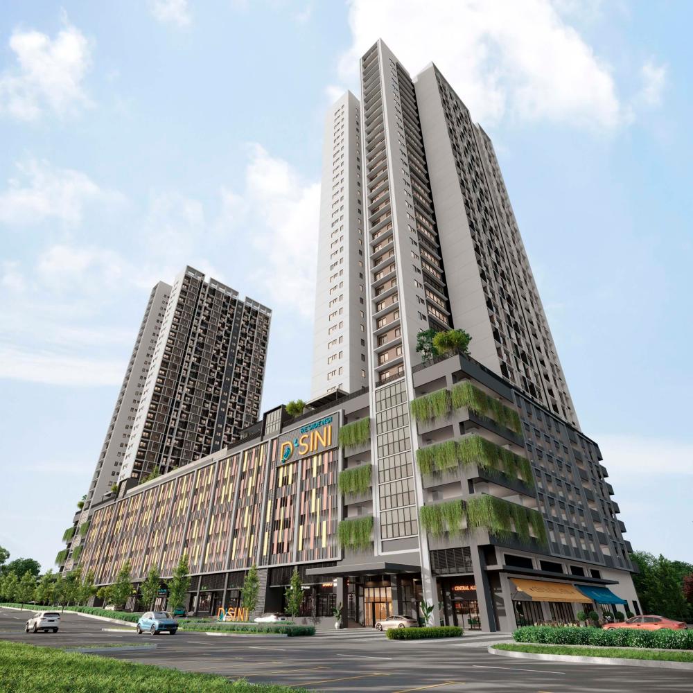 Located in Setia Alam, Shah Alam, D’SINI Residences is scheduled for completion in early 2026.