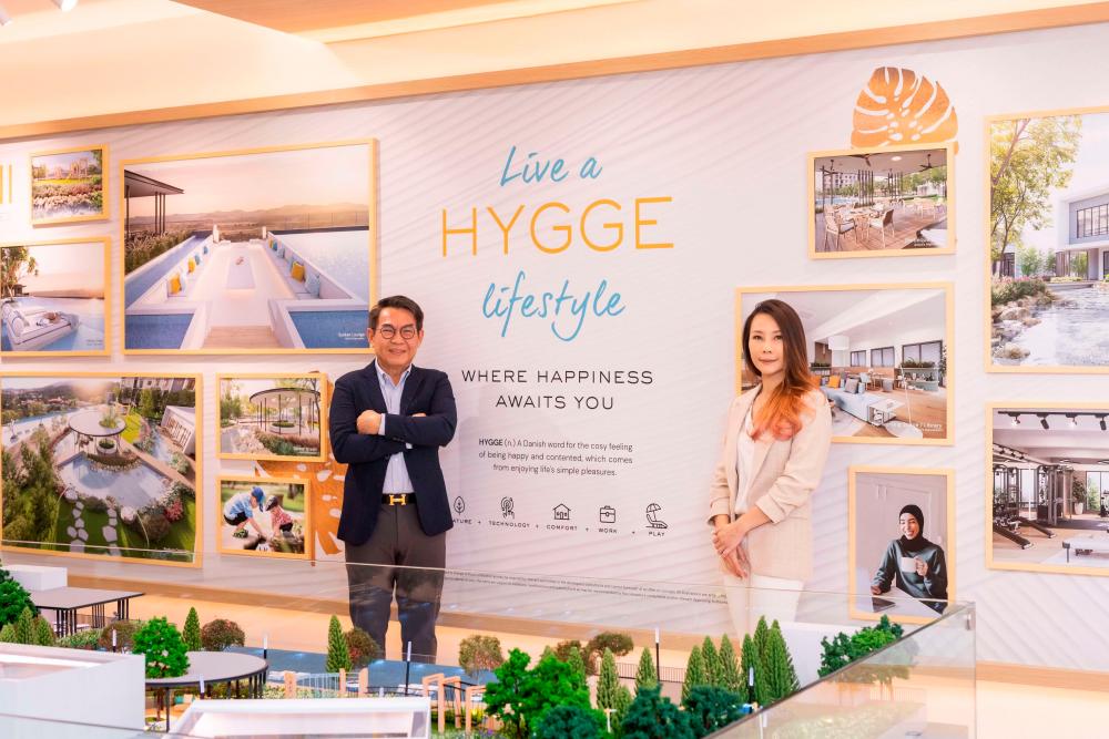 $!Golden Land Berhad CEO Stewart Yap and marketing and senior GM Joan Kor. “We would like to set a footprint in Klang Valley as a property developer that redefines lifestyles through D’SINI Residences,” says Kor