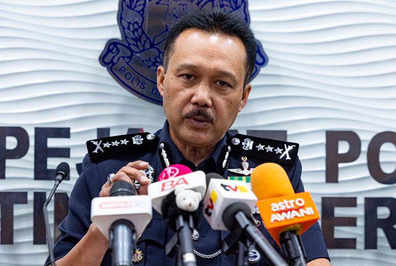 Perak police chief, Datuk Seri Mohd Yusri Hassan Basri. - BERNAMAPIX