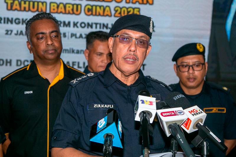 Perak Acting Police Chief DCP Zulkafli Sariaat - BERNAMApix