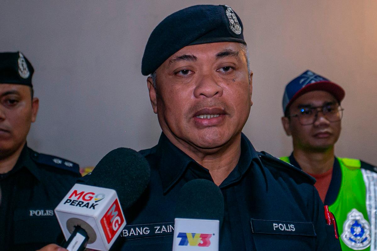 Ipoh police chief ACP Abang Zainal Abidin Abang Ahmad. - BERNAMApix
