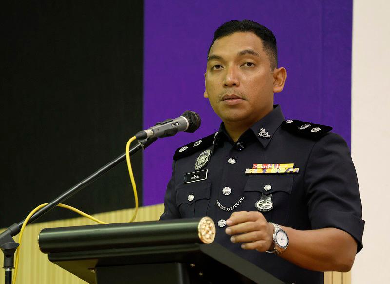 Ketua Polis Daerah Muallim, Superintendan Mohd Hasni Mohd Nasir. - fotoBERNAMA