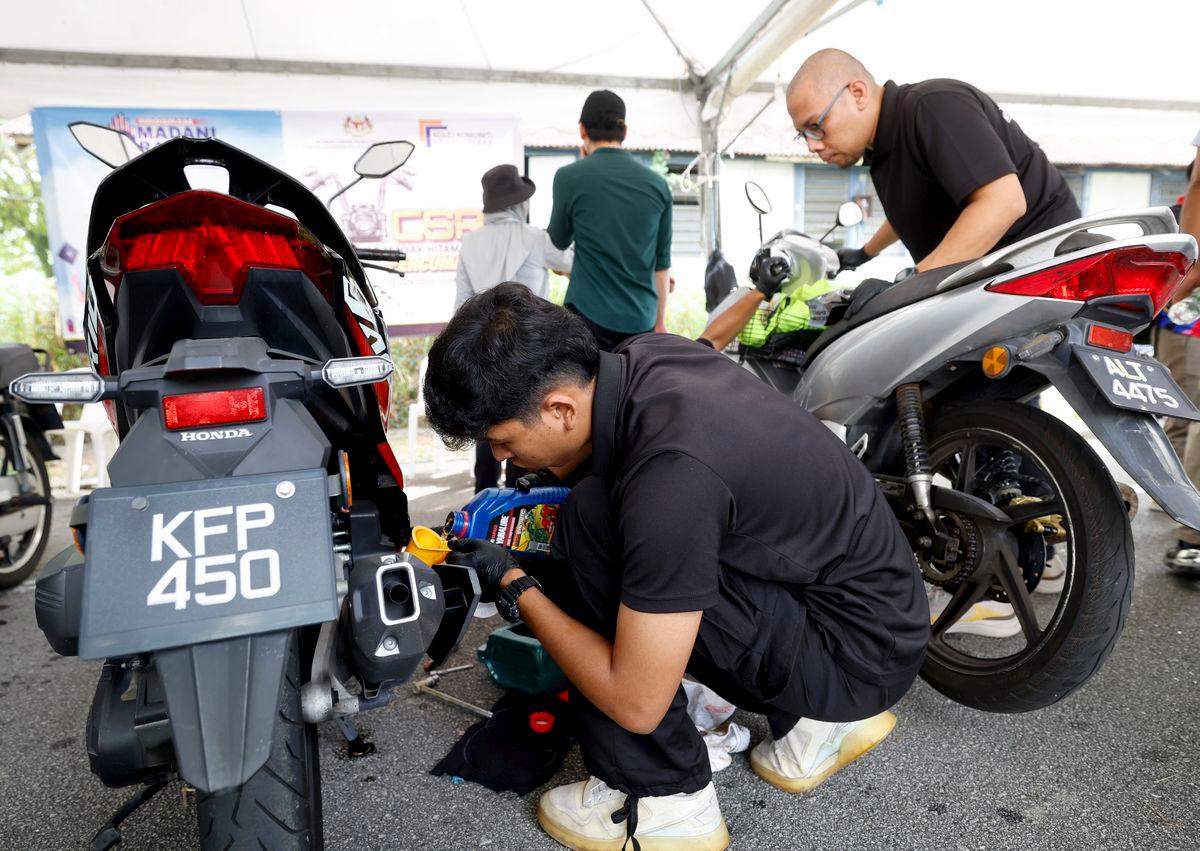 PMR Perak: JPPKK tawar perkhidmatan selenggara 300 motosikal secara percuma