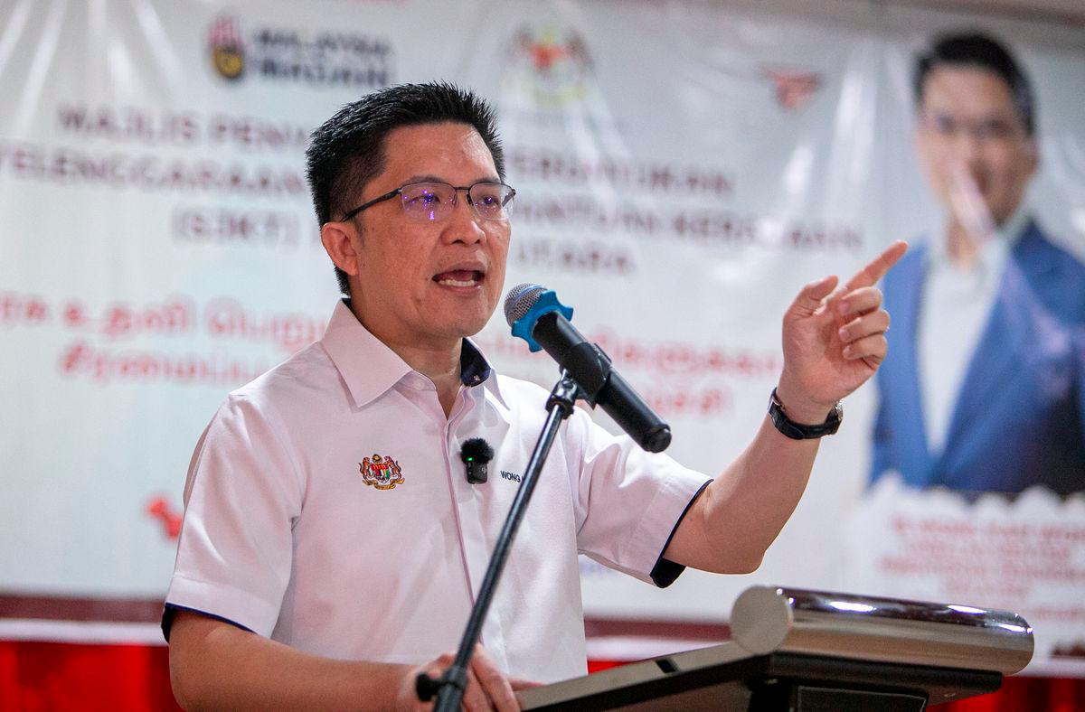 Deputy Education Minister Wong Kah Woh. Bernamapix