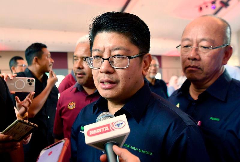 Minister of Entrepreneur Development and Cooperatives Datuk Ewon Benedick - BERNAMApix