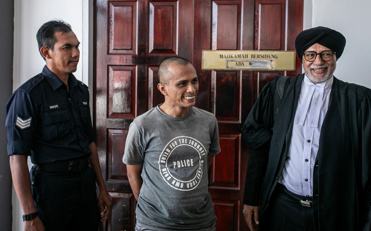 Hukuman bermula dari tarikh tangkapan iaitu pada 29 Ogos 2019 selepas disyaki menyebabkan kematian Chua Teng Wooi, 41, di Sel Tahanan Reman Penjara Taiping, di sini, pada 9.30 malam hari yang sama. - BERNAMApix