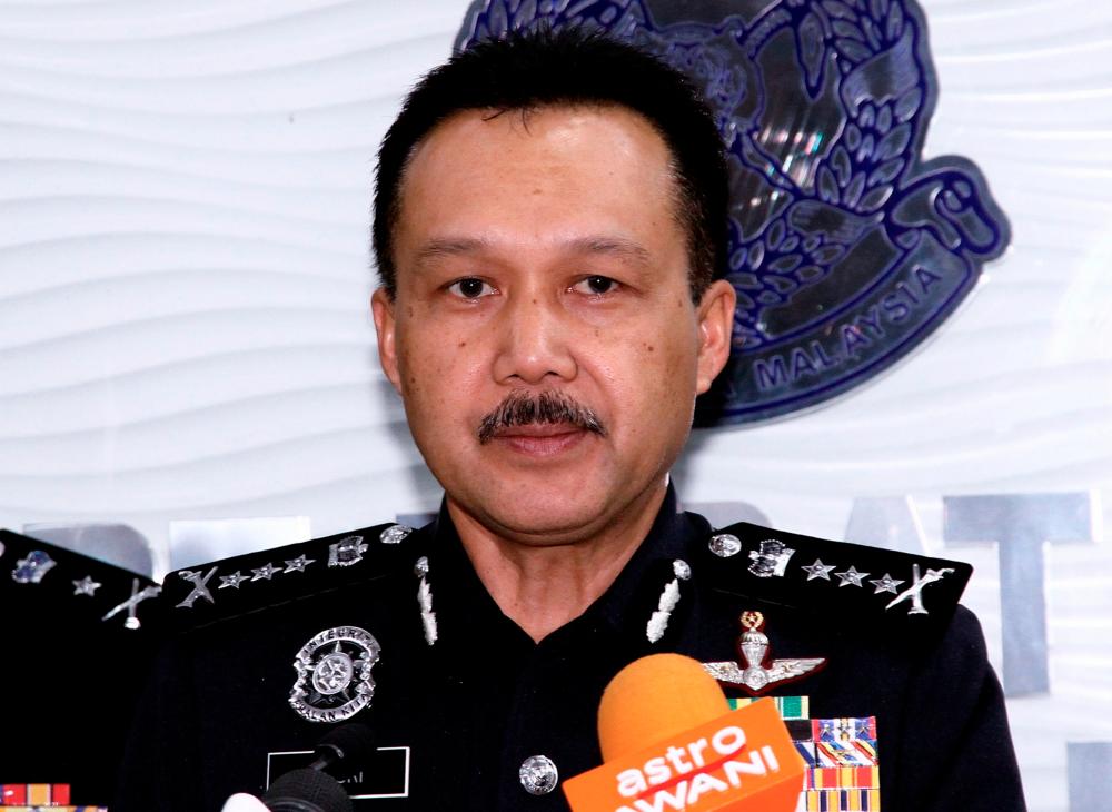 Perak police chief, Datuk Seri Mohd Yusri Hassan Basri. - BERNAMAPIX