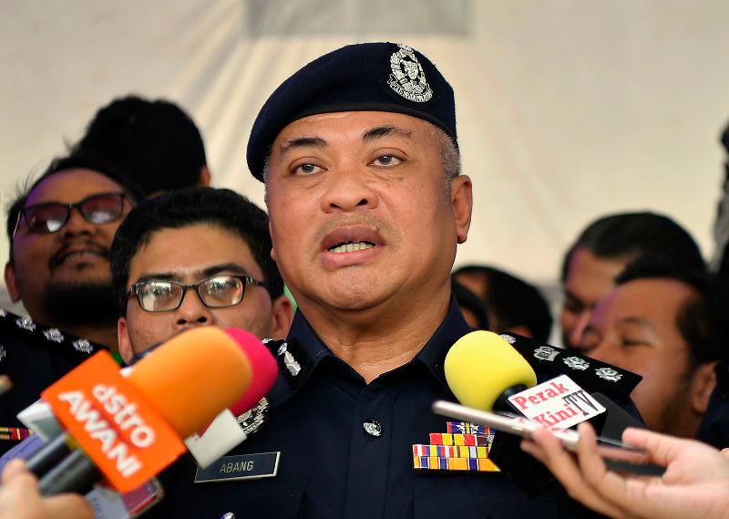 Ketua Polis Daerah Ipoh, ACP Abang Zainal Abidin Abang Ahmad. - fotoBERNAMA