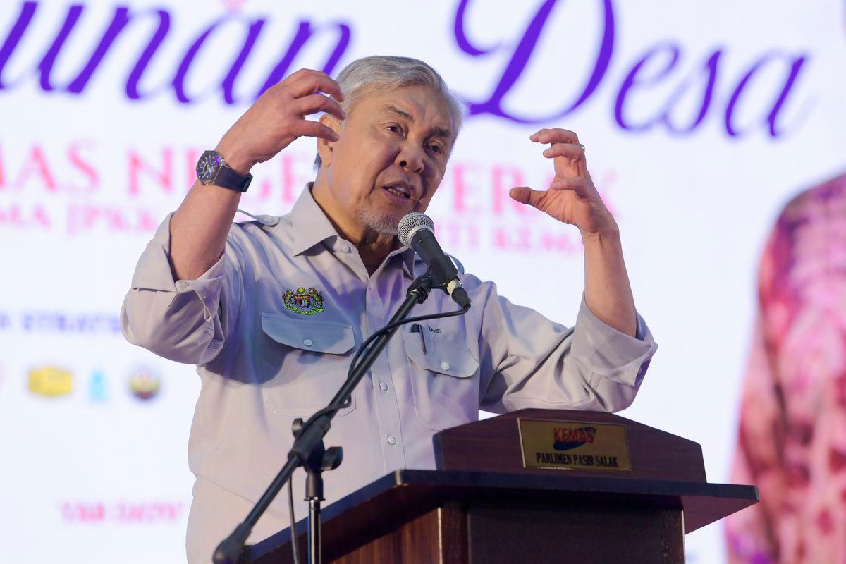 Deputy Prime Minister Datuk Seri Dr Ahmad Zahid Hamidi - Photo by BERNAMA