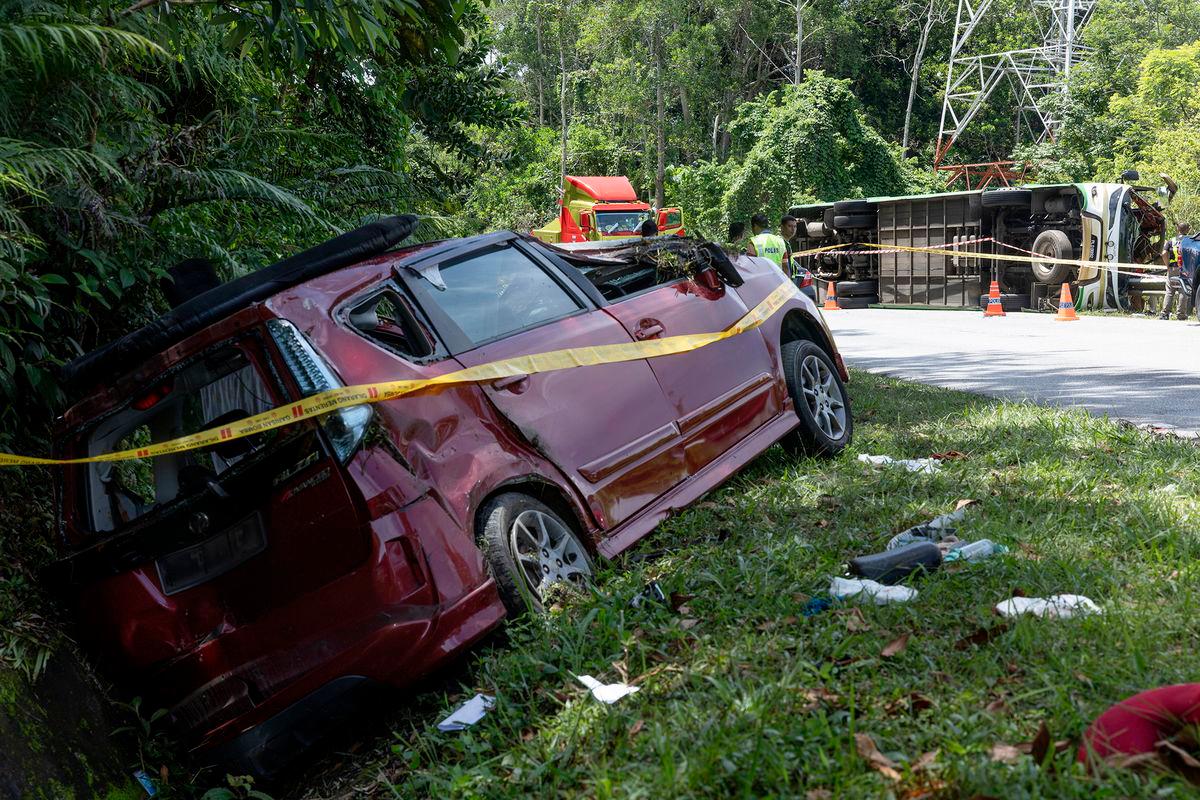 Gambar Hiasan: Kemalangan maut termasuk kematian 15 penuntut UPSI - BERNAMA