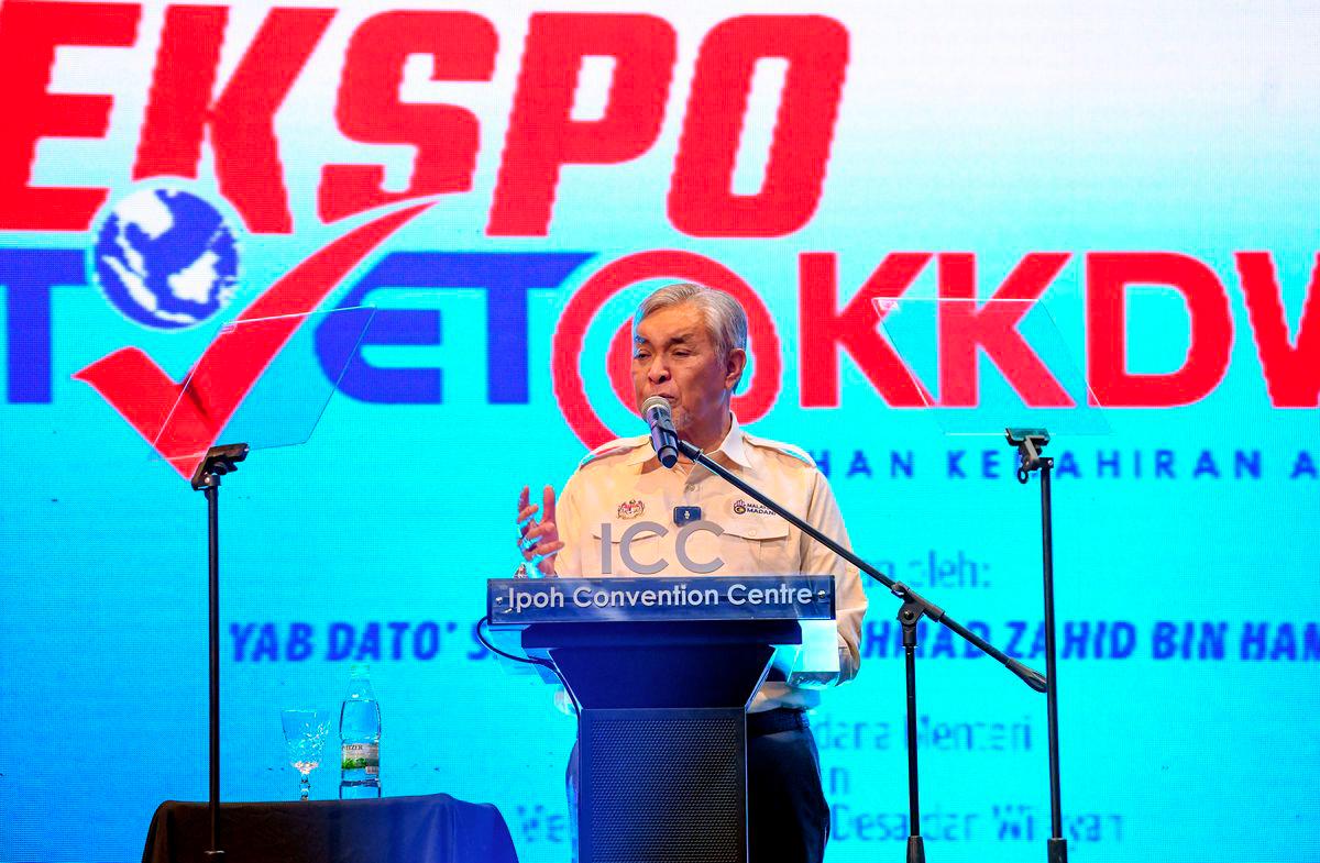 Deputy Prime Minister Datuk Seri Dr Ahmad Zahid Hamidi - BERNAMAPIX