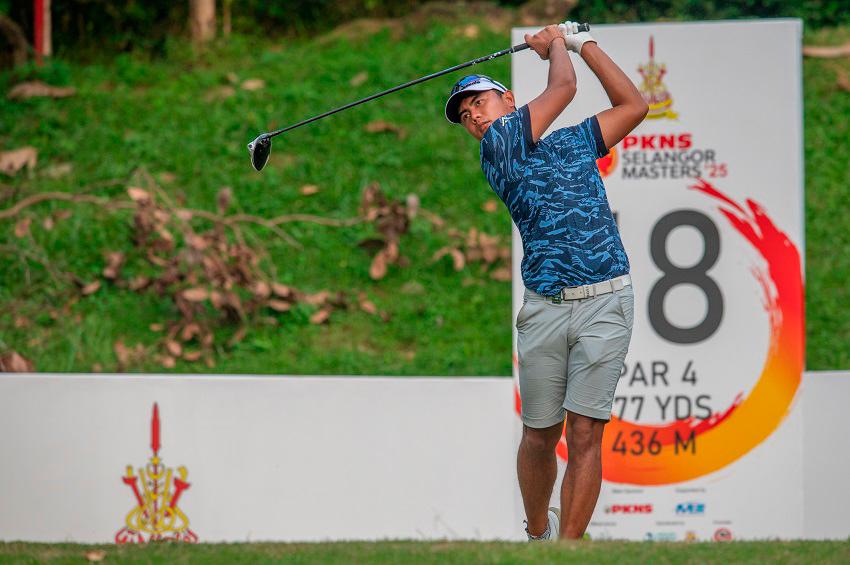 Naraajie Ramadhanputra fires stunning 63 to take halfway lead at PKNS Selangor Masters