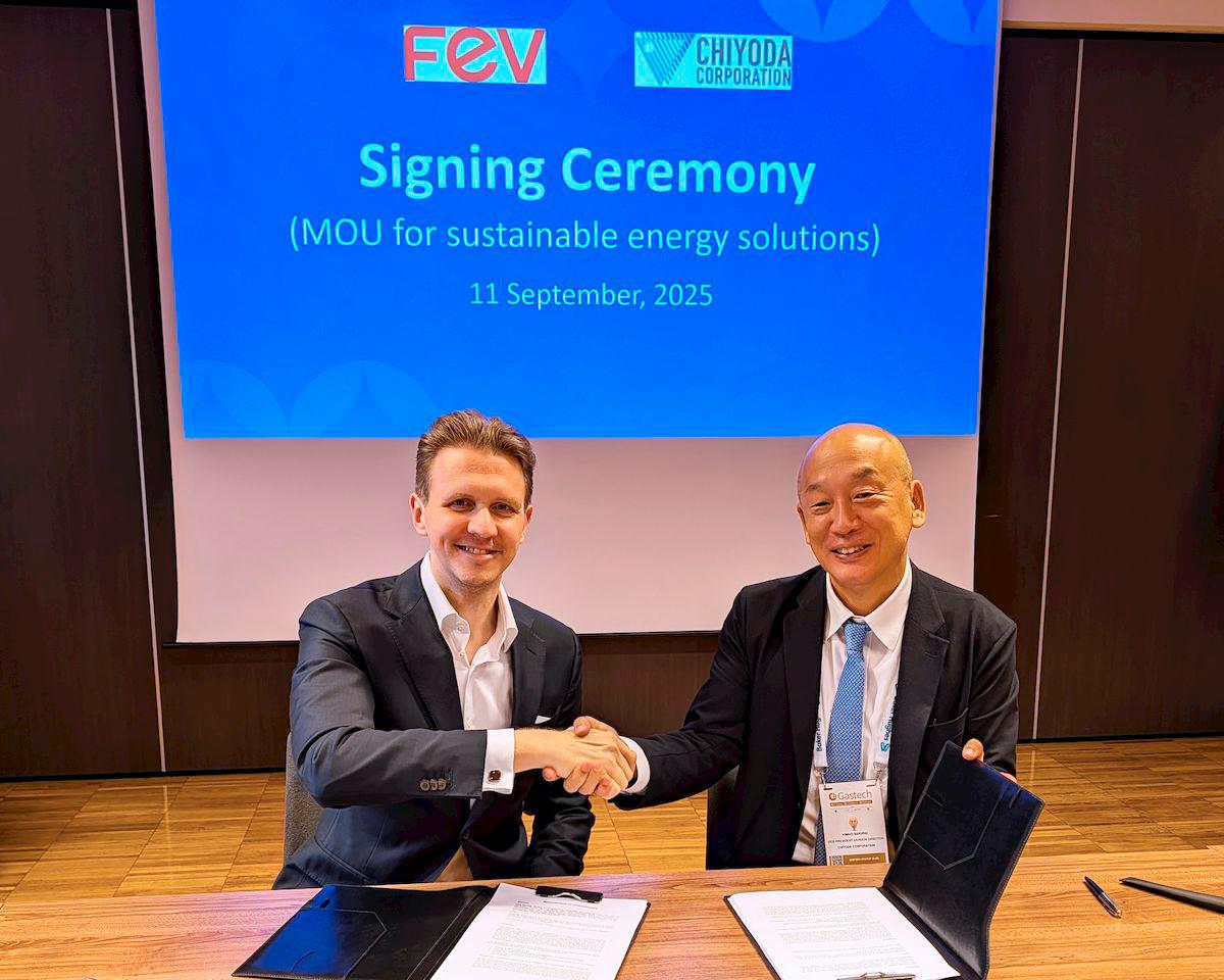 FEV and Chiyoda combine their expertise to offer customers holistic support in the planning, realization and operation of sustainable infrastructure projects. (c) Source: FEV