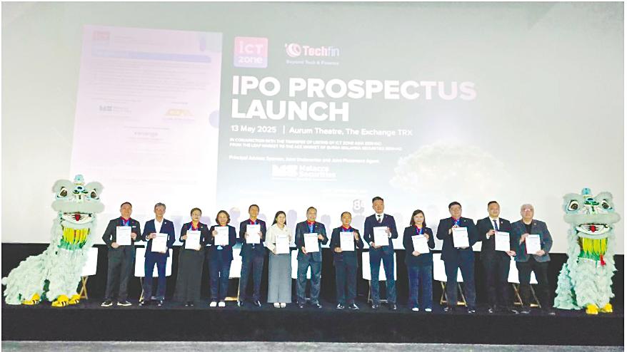 ICT Zone Asia’s transfer is scheduled for June 3, and will involve a public issue of 133 million new shares, priced at 20 sen each. – ICT Zone Asia pic