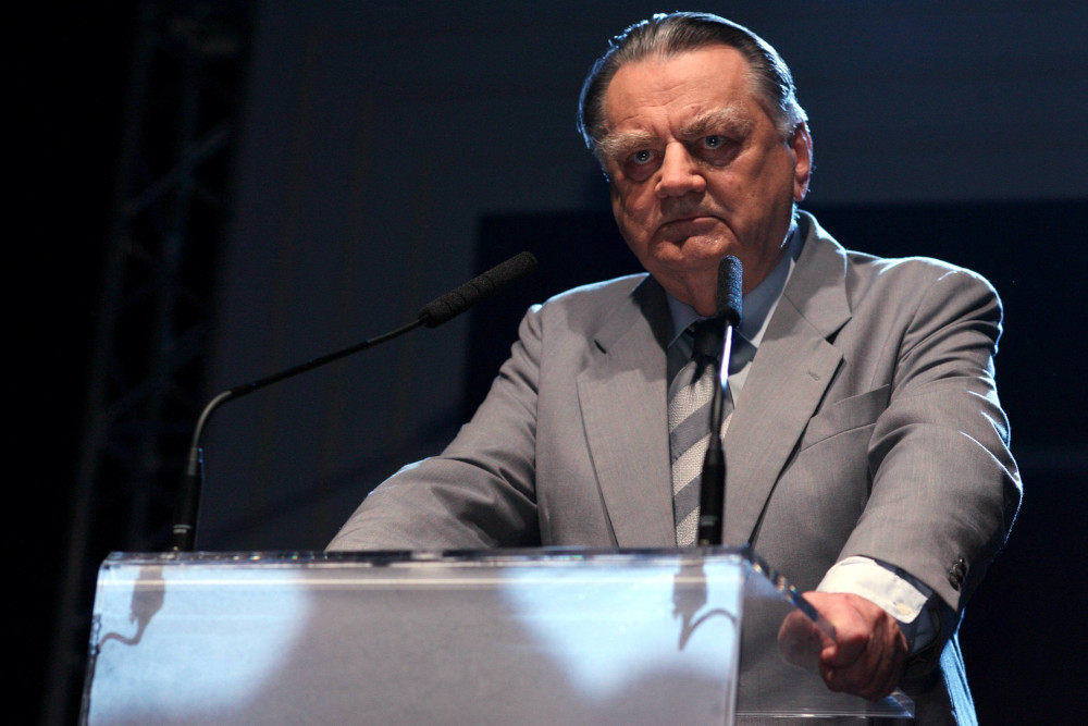 Poland’s former prime minister Jan Olszewski attends Law and Justice party convention in Gdansk, Poland, August 25, 2007. — Reuters