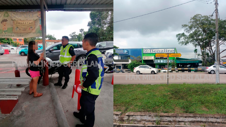Credit: Polis Daerah Seri Alam FB $!Credit: Polis Daerah Seri Alam FB