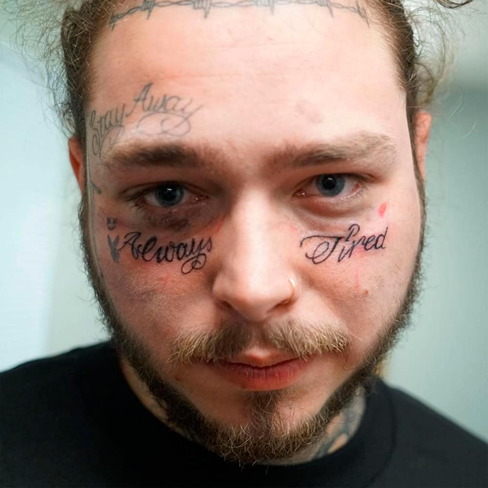 $!Post Malone is “always tired”. - ADAM DEGROSS