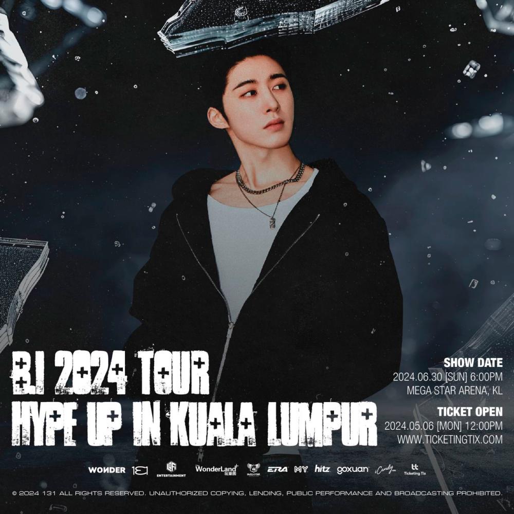 B.I is set to return to Malaysia in June 2024 for his ‘Hype Up’ concert.