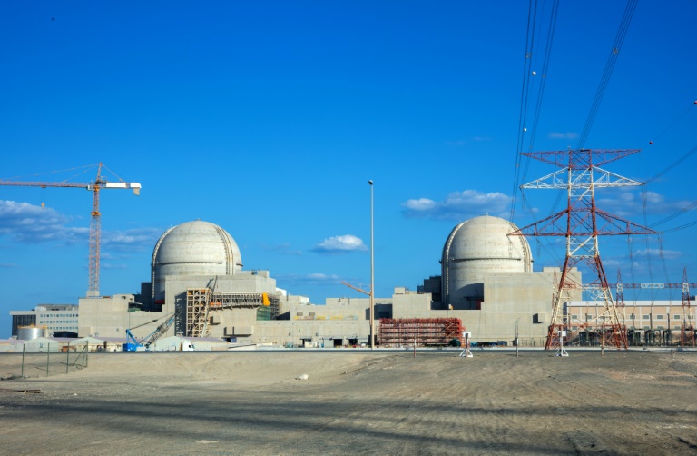 The Arab world’s first nuclear power plant is being built by a South Korean-led consortium at a cost of around US$24 billion -AFPPIX