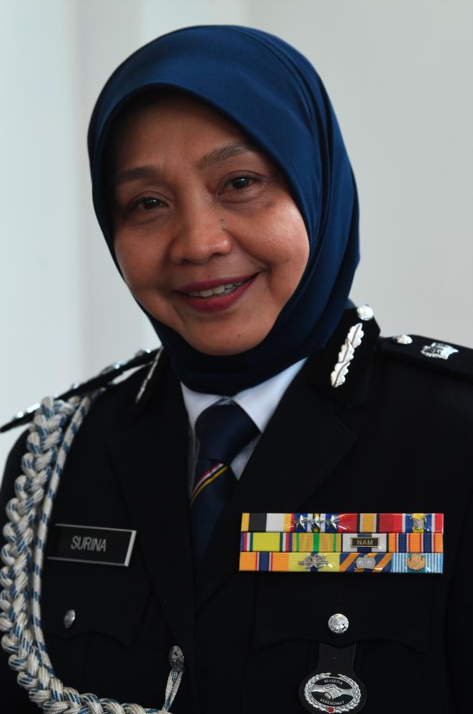 Perlis’ new female police chief Datuk Surina Saad. - Bernama