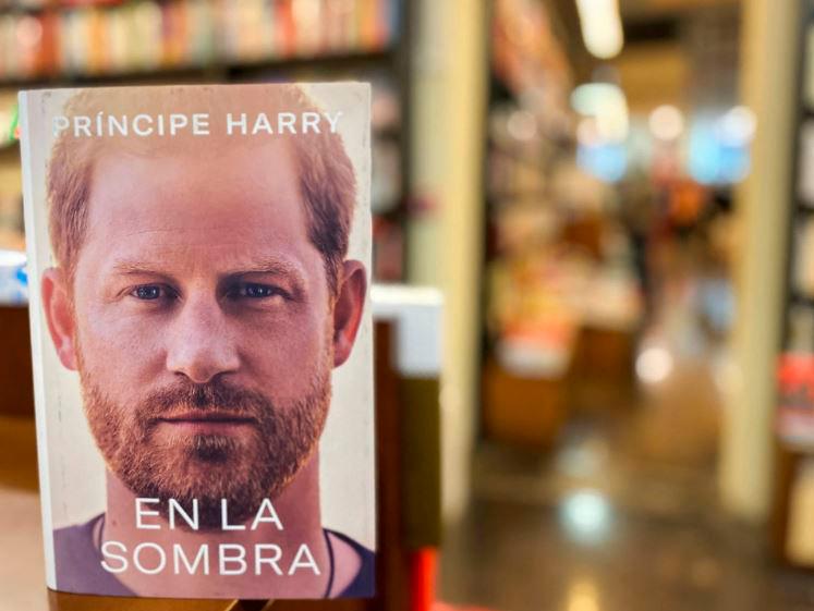 Britain’s Prince Harry’s book “Spare” is seen in a bookstore, before its official release date, in Barcelona, Spain January 5, 2023. REUTERSPIX
