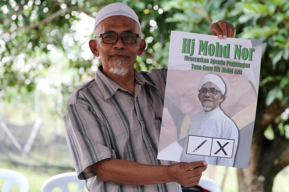 Independent candidate for the Rantau by-election Mohd Nor Yassin. — Bernama