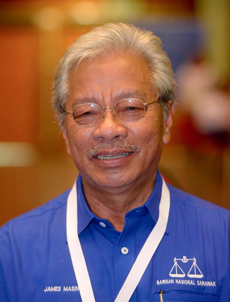 Deputy Chief Minister Tan Sri Dr James Jemut Masing. — Bernama