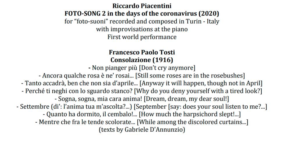 $!Enjoy Italian contemporary classical music by Duo Alterno for one day only