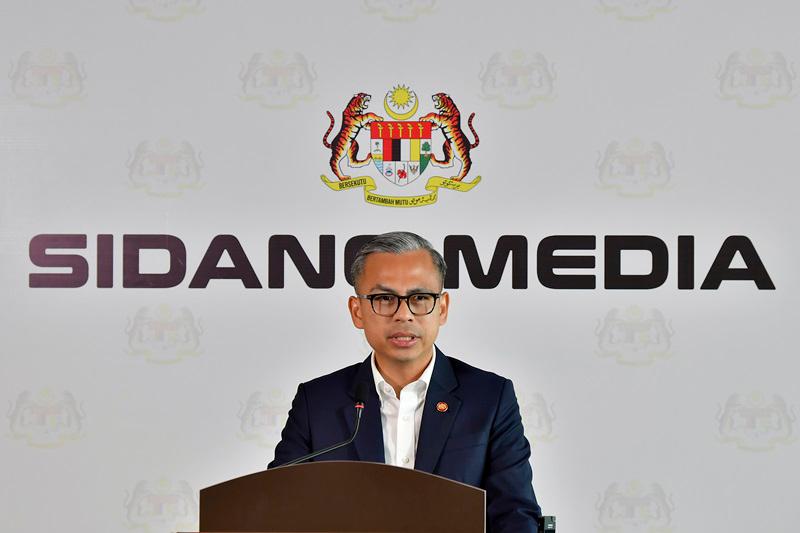 Communications Minister, Fahmi Fadzil. - BERNAMApix