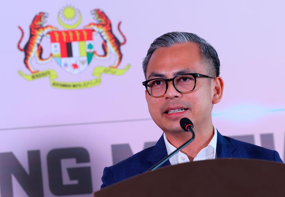 Communications Minister, Fahmi Fadzil. - BERNAMAPIX