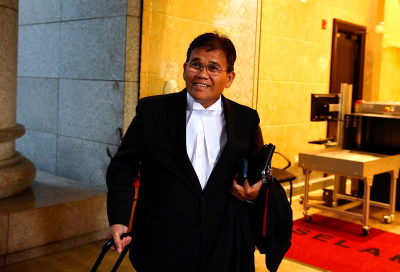Lawyer, Datuk Salehuddin Saidin,