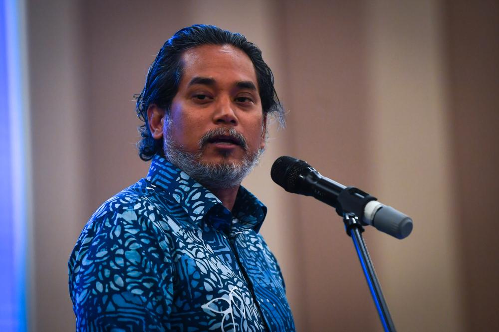 Menteri Kesihatan Khairy Jamaluddin. fotoBERNAMA