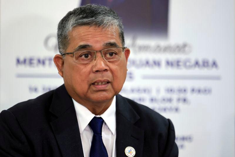 Menteri Perpaduan Negara Datuk Aaron Ago Dagang bercakap pada sidang media selepas menghadiri Amanat Tahun Baharu 2025 di Kementerian Perpaduan Negarai - fotoBERNAMA