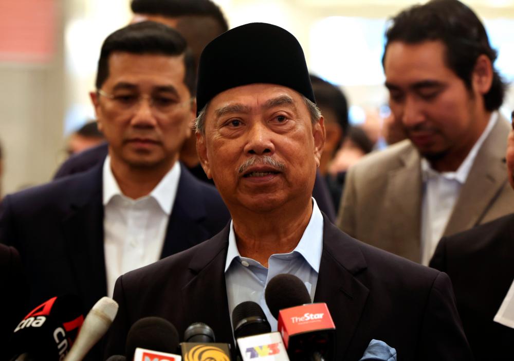 Presiden Bersatu Tan Sri Muhyiddin Yassin - fotoBERNAMA