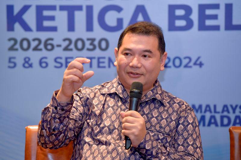 Economy Minister Rafizi Ramli - BERNAMApix