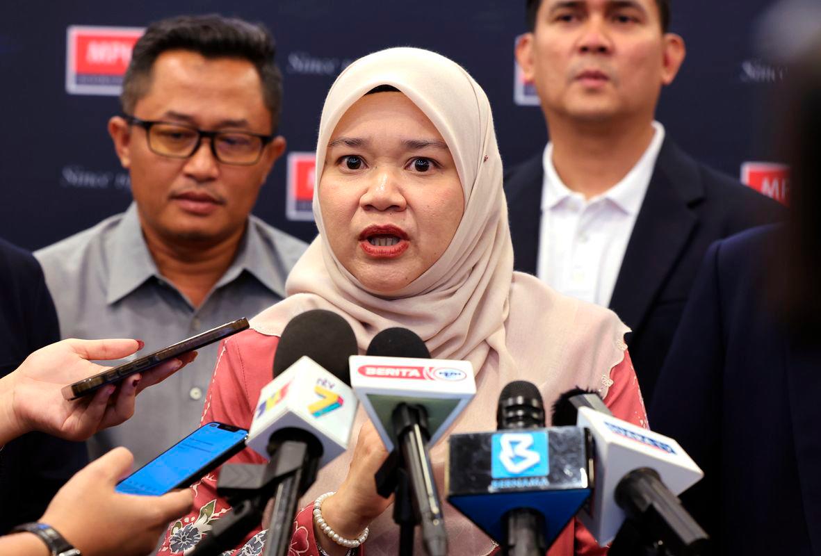 Menteri Pendidikan Fadhlina Sidek. FotoBernama