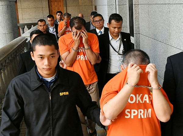 A senior official at a statutory body (C) and a director of a five-day consulting company (R) have been remanded to assist in the investigations of a project scandal involving more than RM30 million. — Bernama