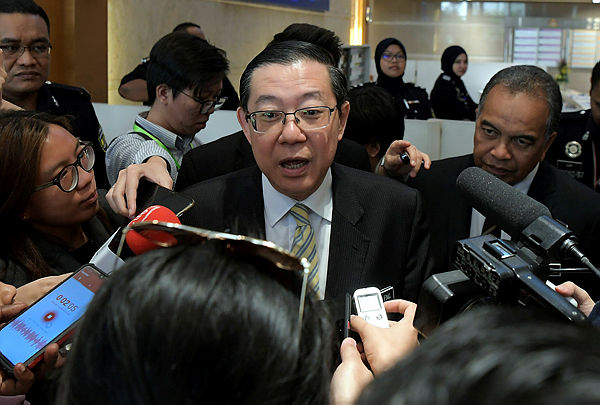 Filepix shows Finance Minister Lim Guan Eng. — Bernama