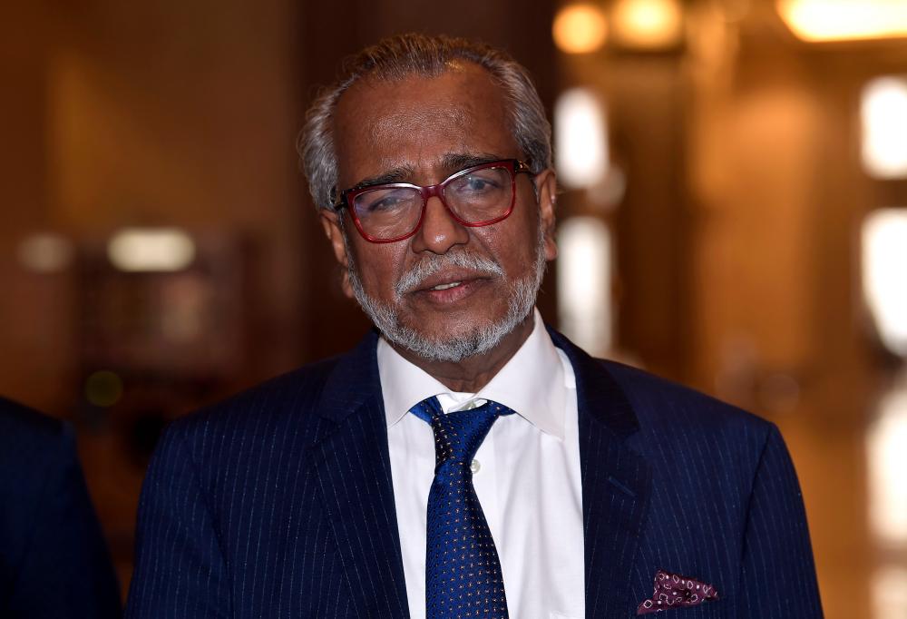 Tan Sri Muhammad Shafee Abdullah. BERNAMAPIX